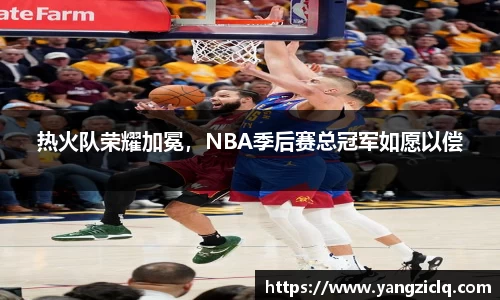 热火队荣耀加冕，NBA季后赛总冠军如愿以偿